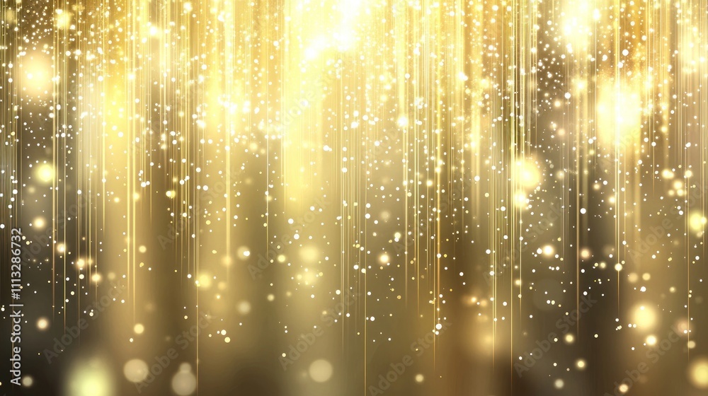 Golden Lights Background: Sparkling Abstract Art Golden Lights Background: Sparkling Abstract Art