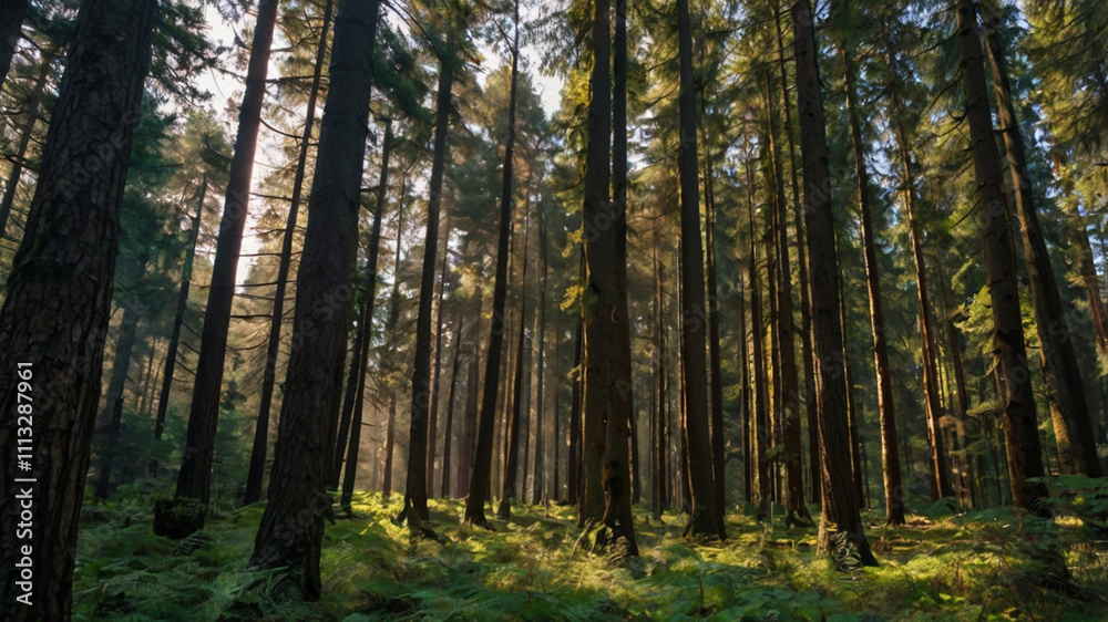 Fototapeta premium morning in the forest