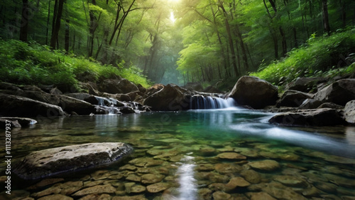 waterfall in the forest
