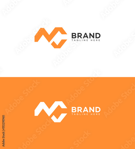 MC, CM Letter Logo Template