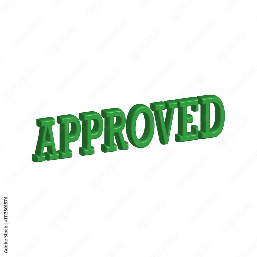 Approved icon design template Approved icon design template