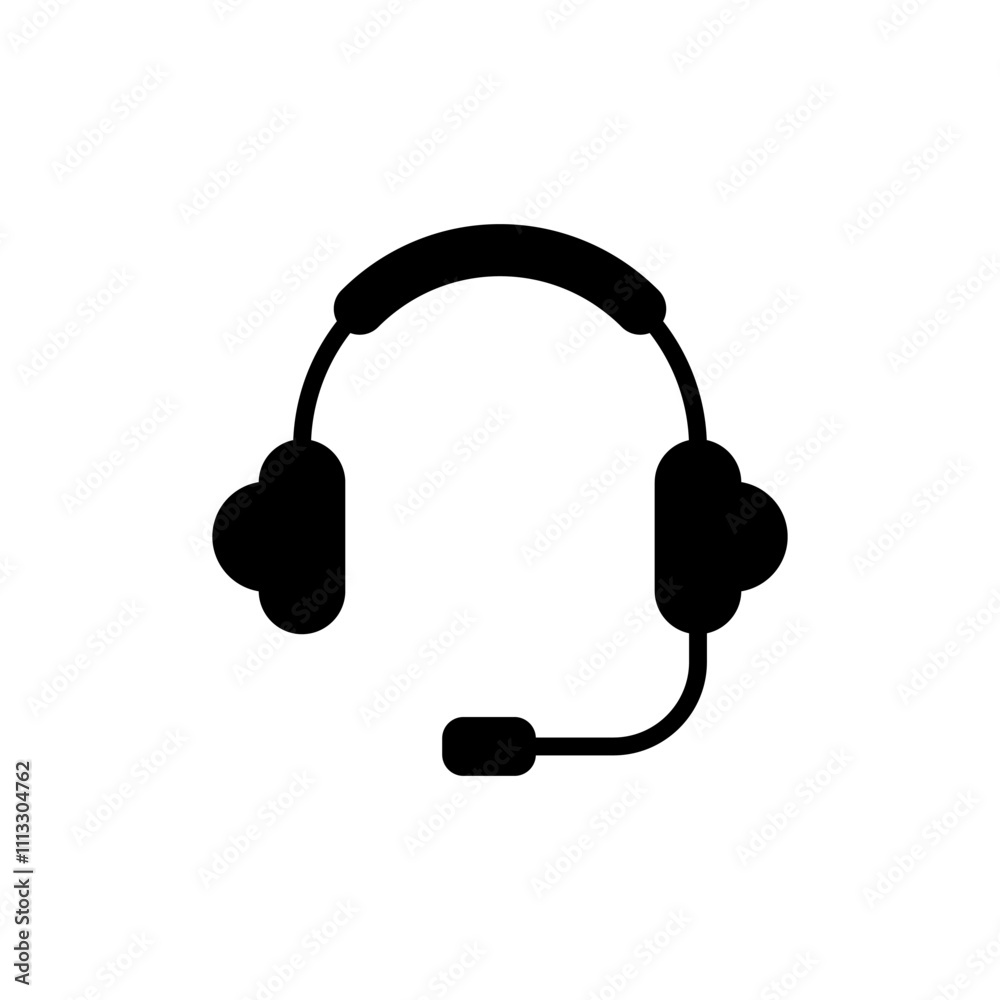 Headphone icon vector. Headvector sign and symbol Headphone icon vector. Headvector sign and symbol