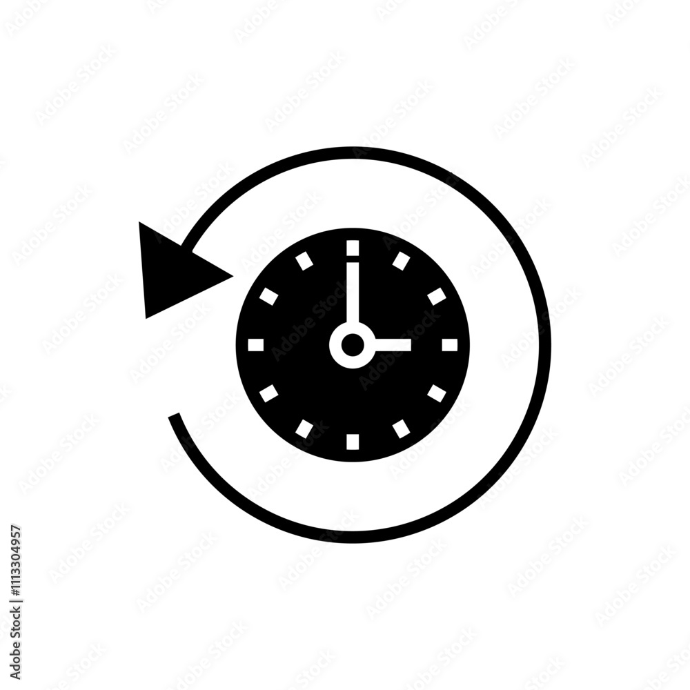 History icon vector. recent event history sign and symbol History icon vector. recent event history sign and symbol