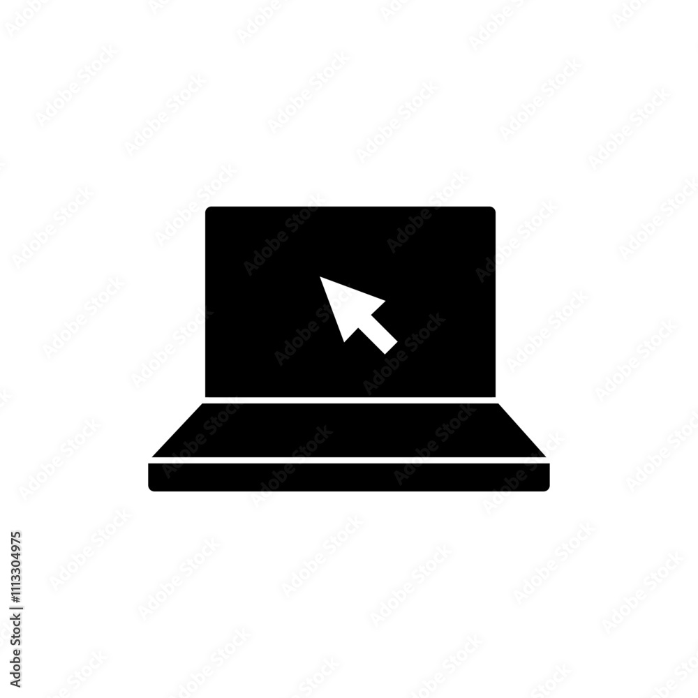 Laptop icon vector. computer sign and symbol Laptop icon vector. computer sign and symbol