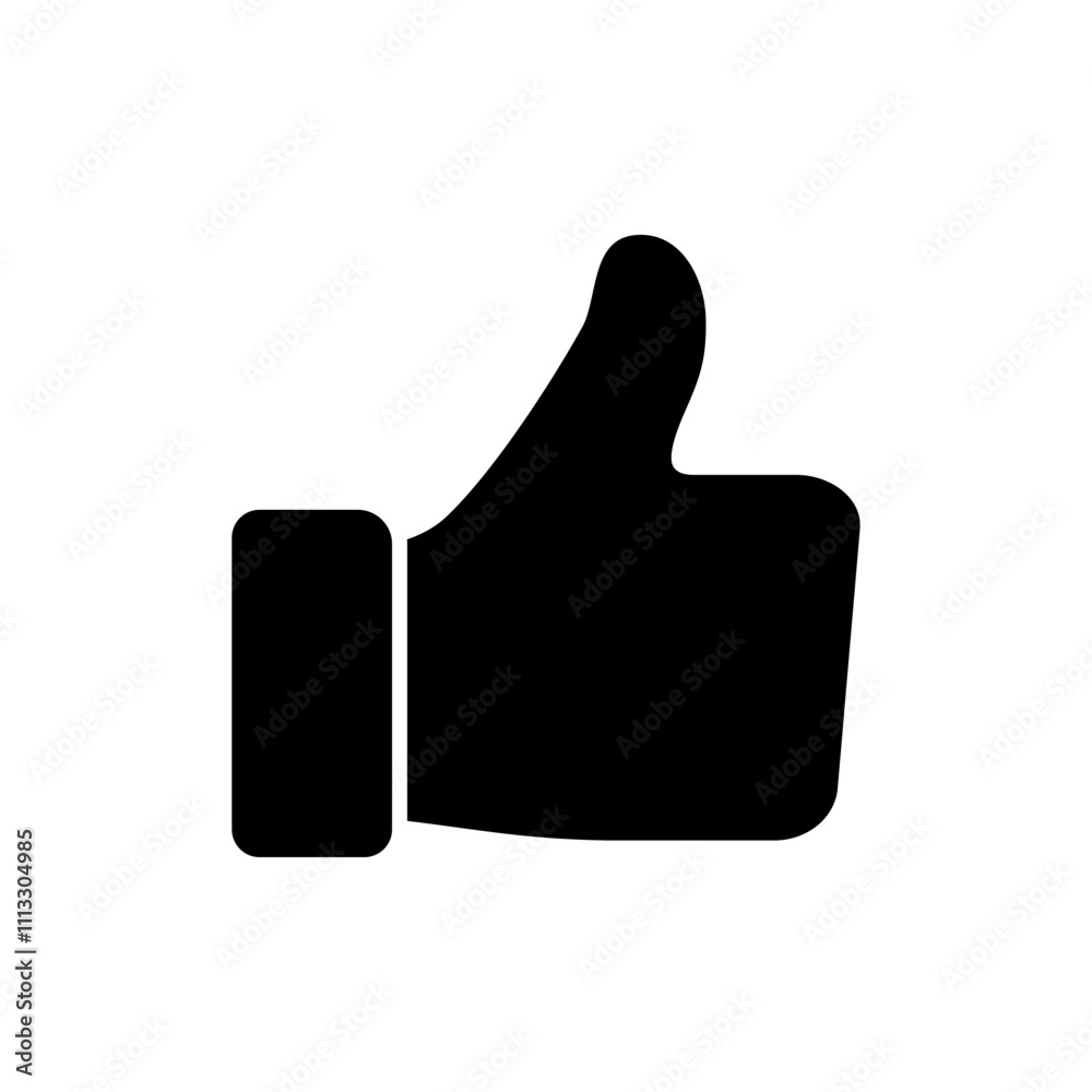 Like icon vector. Thumbs up sign and symbol. Hand like Like icon vector. Thumbs up sign and symbol. Hand like