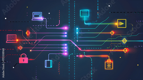 Visual Representation of User Datagram Protocol (UDP) and its Connection-less Communication System photo