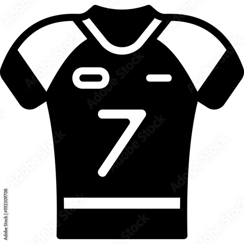 Jersey glyph icon