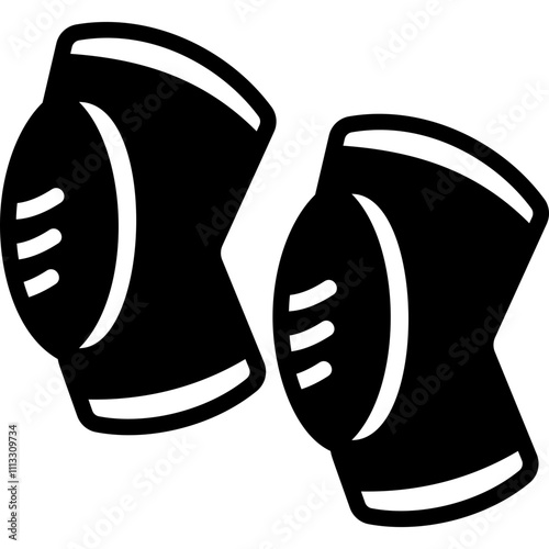 Knee Pad glyph icon