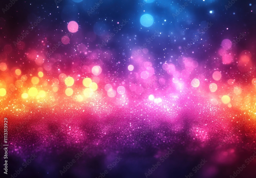 Fototapeta premium Background Material Light Beige Bokeh Glitter Illumination