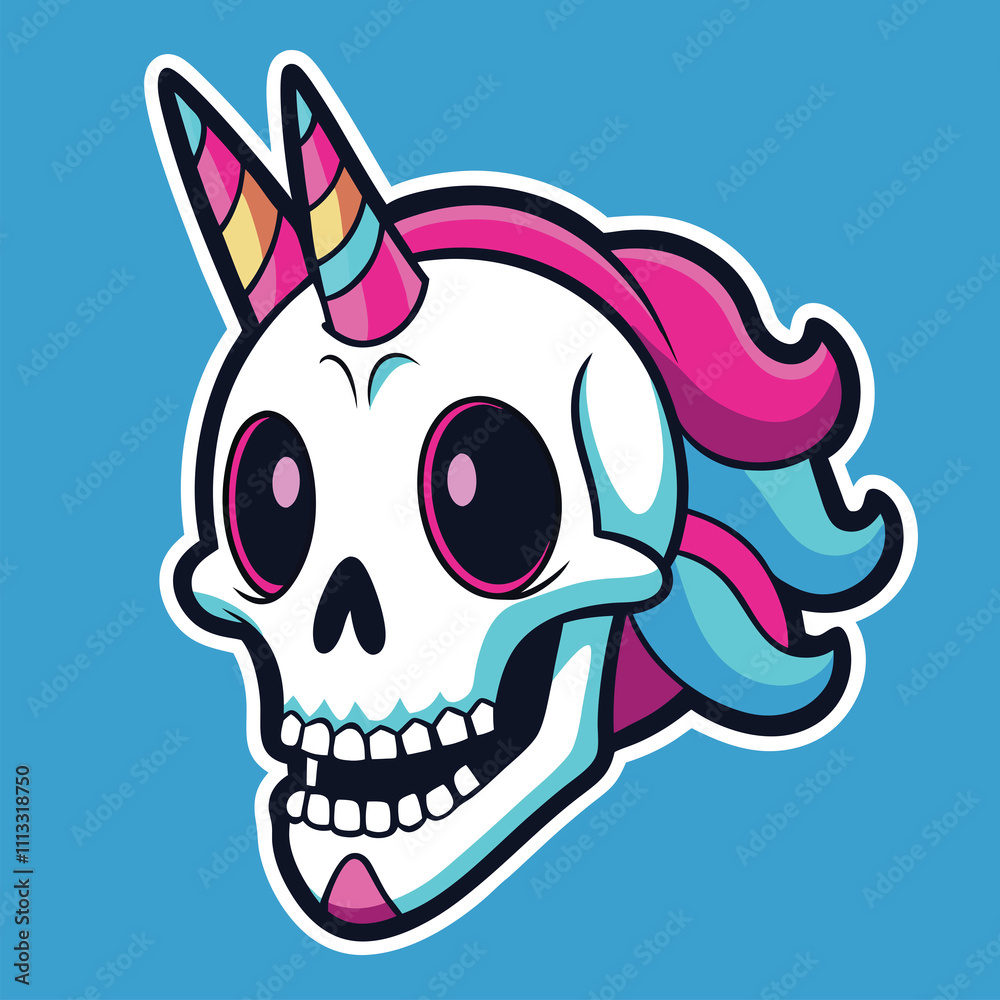 Fototapeta premium Unicorn Stickers