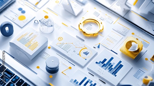 job and career interview concept. Modern Business Data Visualization and Analysis Tools