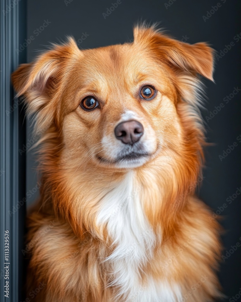 Close-Up of a Homeless Dog with Skeptical Expression in Urban Environment, Evoking Compassion and Urgency for Animal Welfare and Adoption Awareness Close-Up of a Homeless Dog with Skeptical Expression in Urban Environment, Evoking Compassion and Urgency for Animal Welfare and Adoption Awareness