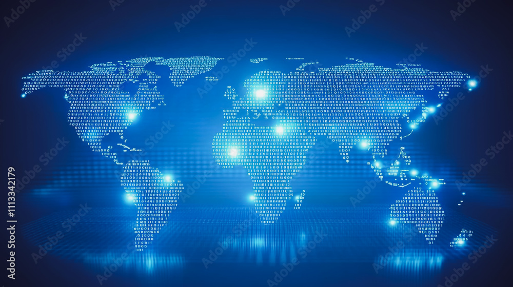 abstract business connection of line from nail node to node on world map background Innovation network points Earth's surface abstract business connection of line from nail node to node on world map background Innovation network points Earth's surface