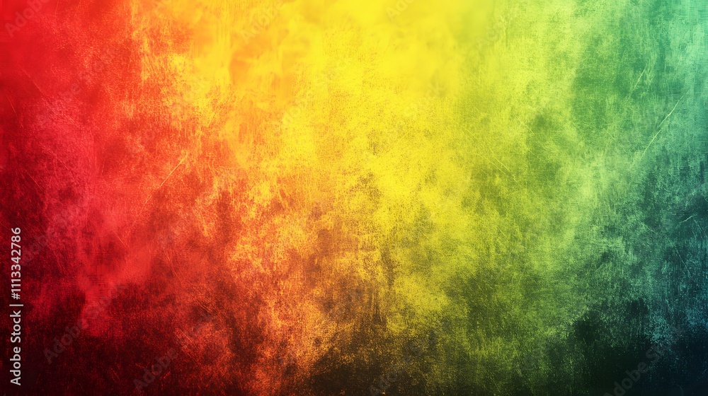 Abstract Red Yellow Green Grunge Texture Background Abstract Red Yellow Green Grunge Texture Background