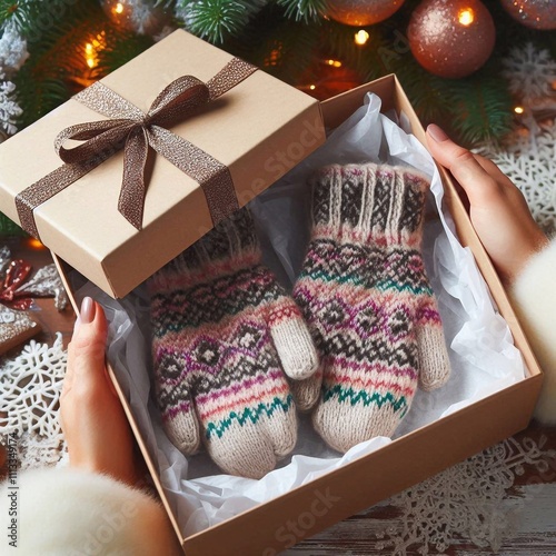 Handgemachte Handschuhe photo