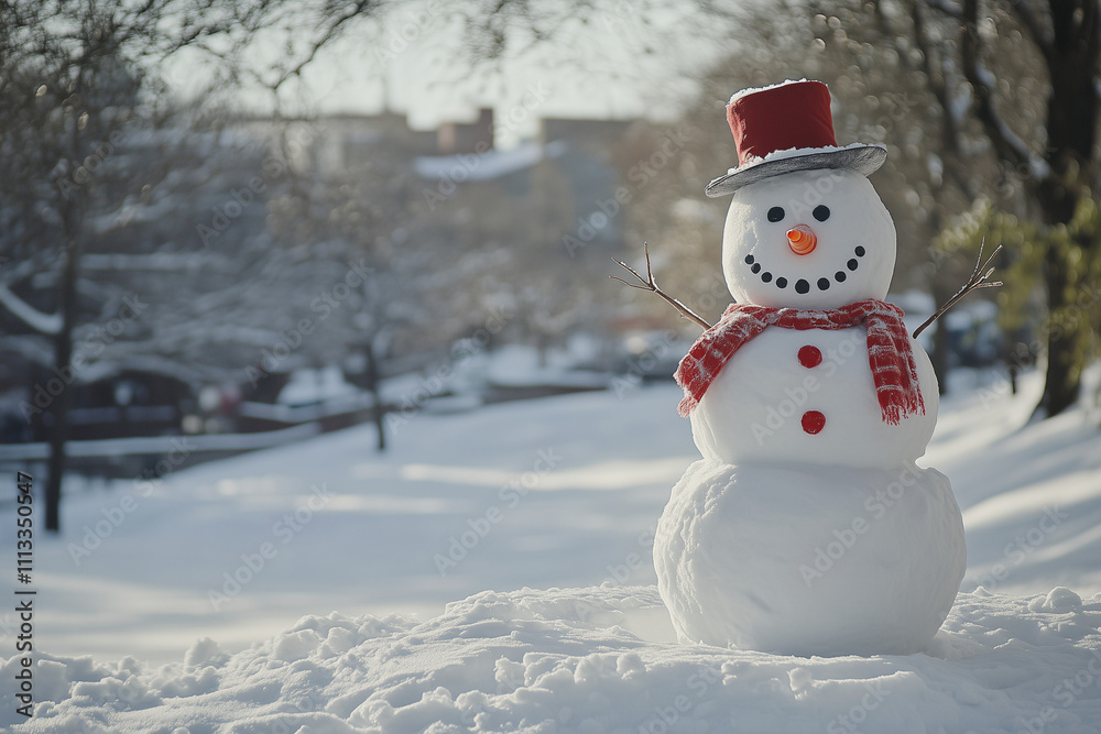 snowman in the snow snowman in the snow