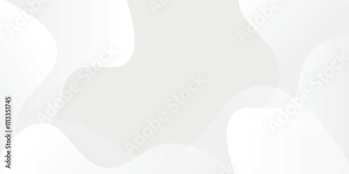 Modern Geometric Abstract in white and grey. Modern and Creative Trend Design in