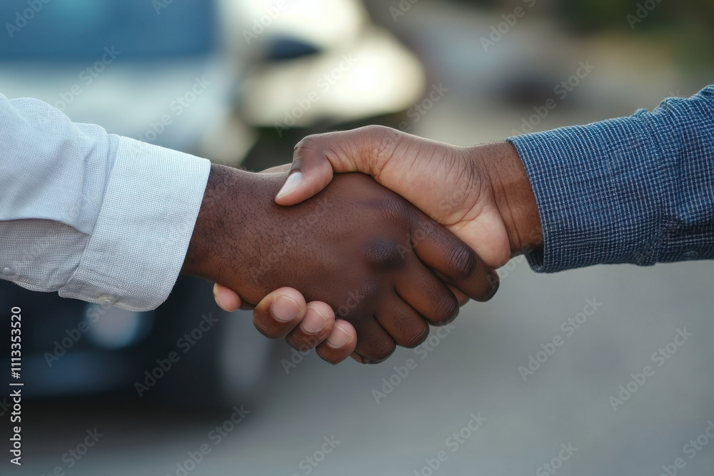 close up photograph of two men hands shaking, symbolizing agreement and partnership. image captures moment of connection and trust in professional setting close up photograph of two men hands shaking, symbolizing agreement and partnership. image captures moment of connection and trust in professional setting