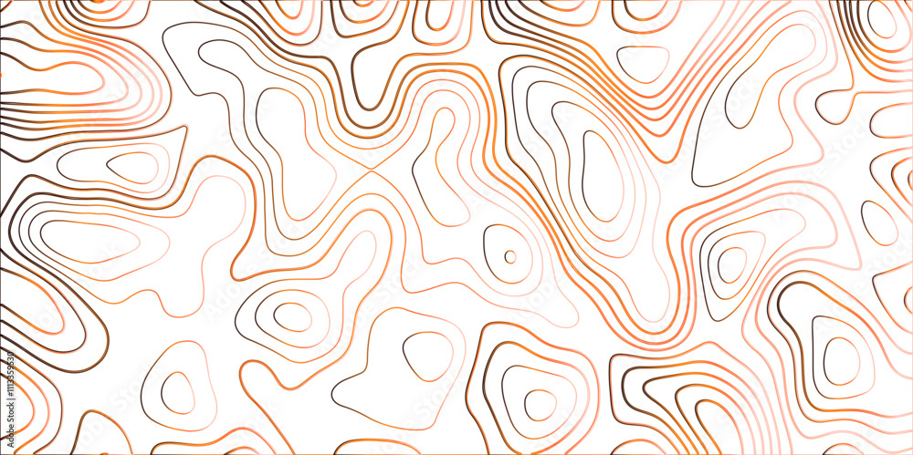 Topographic canyon geometric map relief texture with curved layers and shadow. abstract White background with a beautiful pattern, Topographic contour lines vector map seamless pattern vector.
Topographic canyon geometric map relief texture with curved layers and shadow. abstract White background with a beautiful pattern, Topographic contour lines vector map seamless pattern vector.