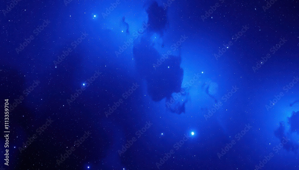 Celestial Nebula Displaying Stars and Cosmic Dust