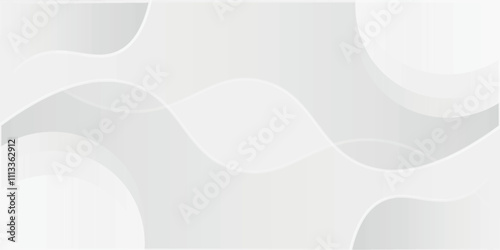 Abstract Geometric modern white and gray color . Modern and Creative Trend design in vector illustration