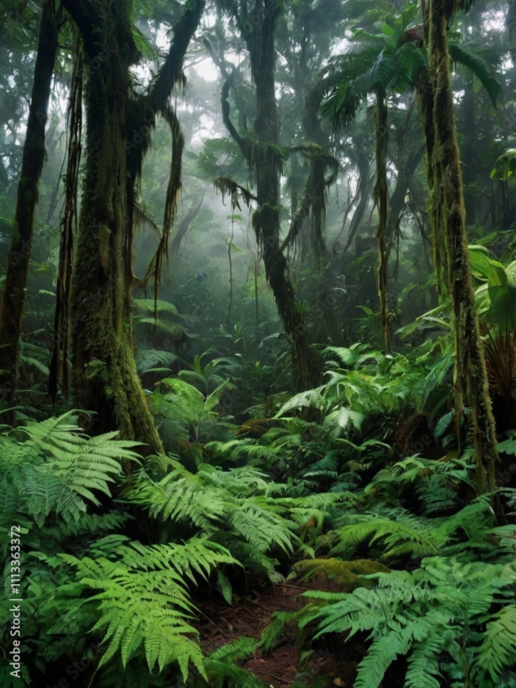 a misty jungle a misty jungle