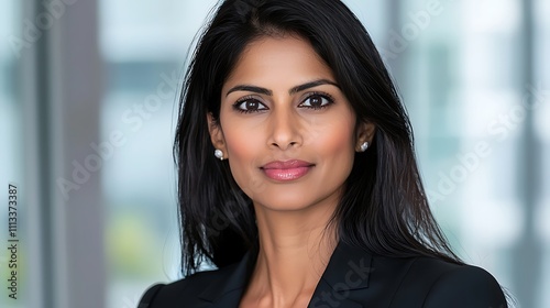 Confident Businesswoman Portrait Corporate Headshot Professional Woman