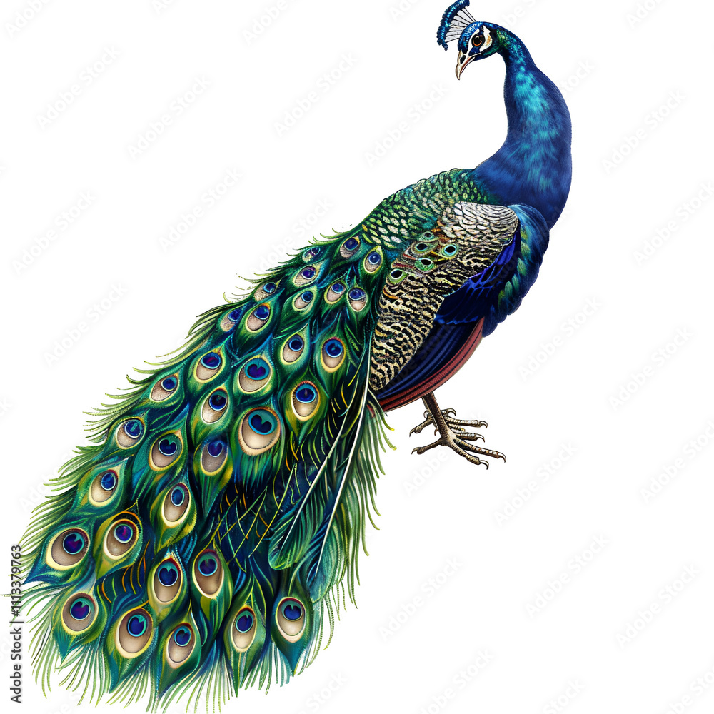 Obraz premium peacock with feathers