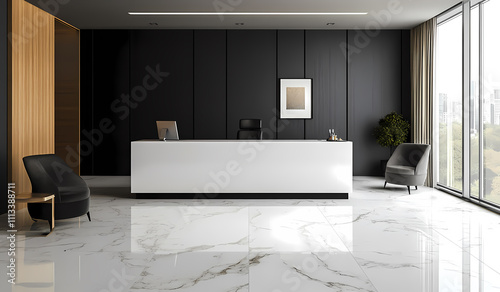 Business office scene