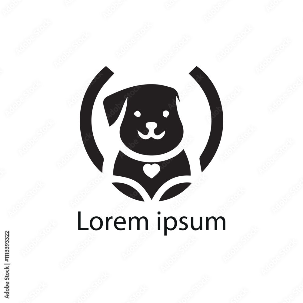 Obraz premium vector logo dog