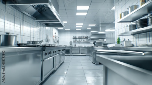 Stainless Steel Kitchen Interior