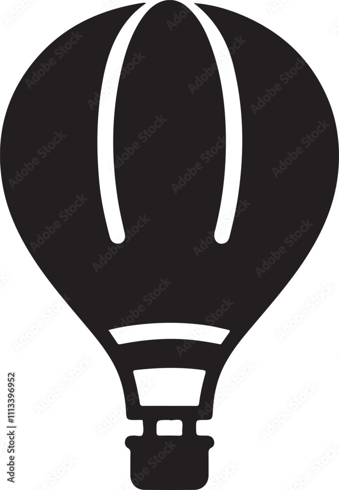 High-quality air balloon silhouettes ideal for graphic design and illustration use. High-quality air balloon silhouettes ideal for graphic design and illustration use.