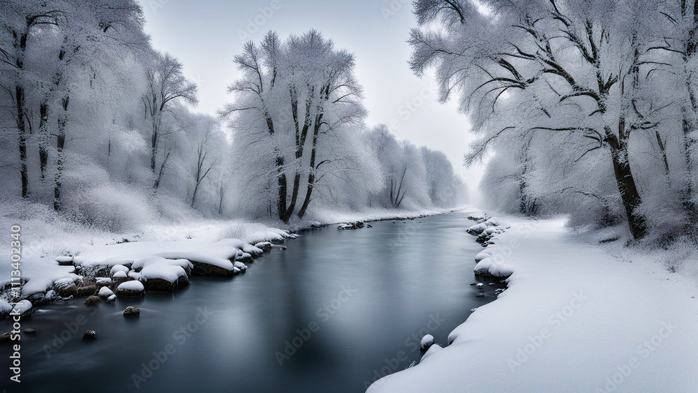 river in winter river in winter