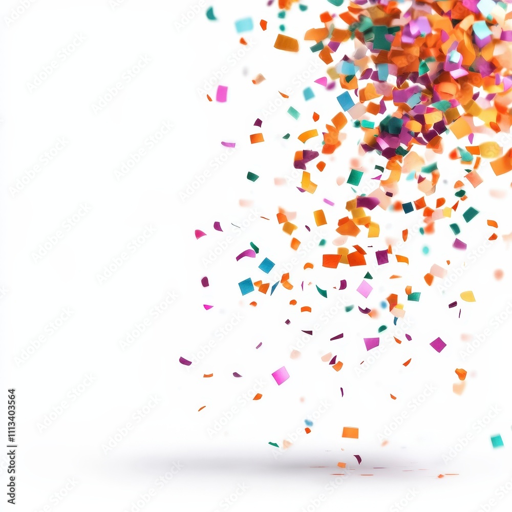 New year day celebration 2025 with colorful confetti in a festive atmosphere joyful spirit New year day celebration 2025 with colorful confetti in a festive atmosphere joyful spirit