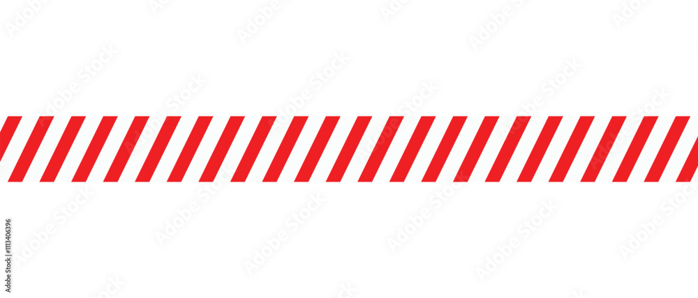 abstract simple red white warning tape line. abstract simple red white warning tape line.