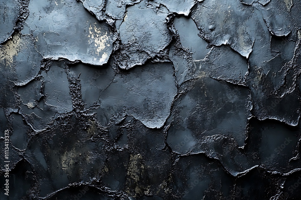 Fototapeta premium Cracked paint for metal. Background 