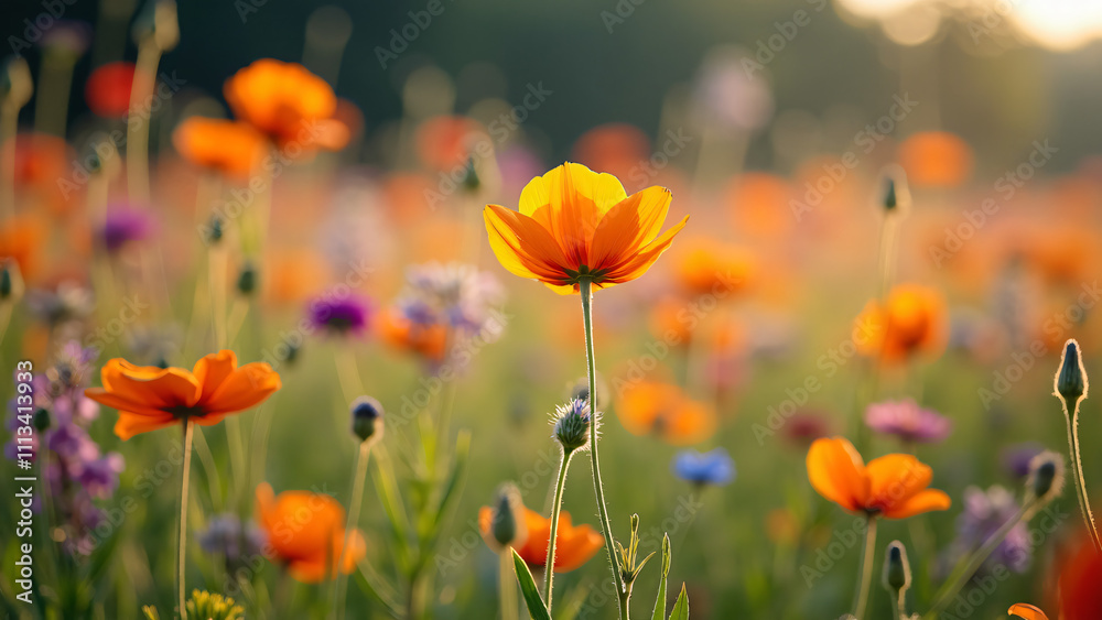 Vibrant Wildflower Field