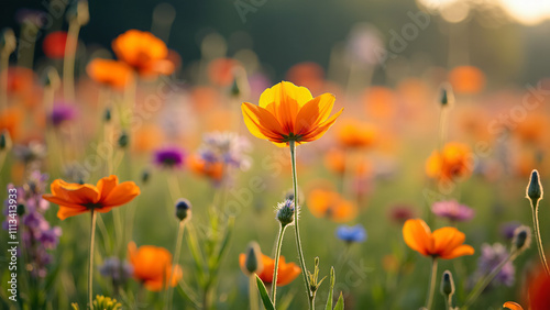 Vibrant Wildflower Field