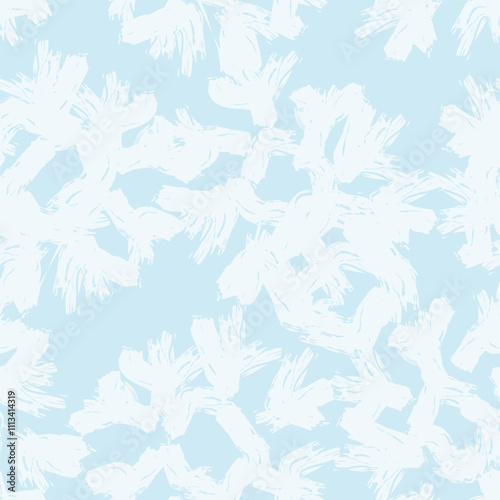 Christmas Snowflakes Holiday seamless pattern design