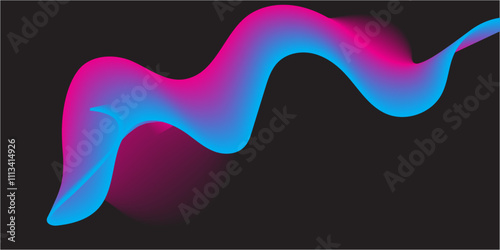 A colorfull webline and valleys is featured 
in an abstract background illustration 

