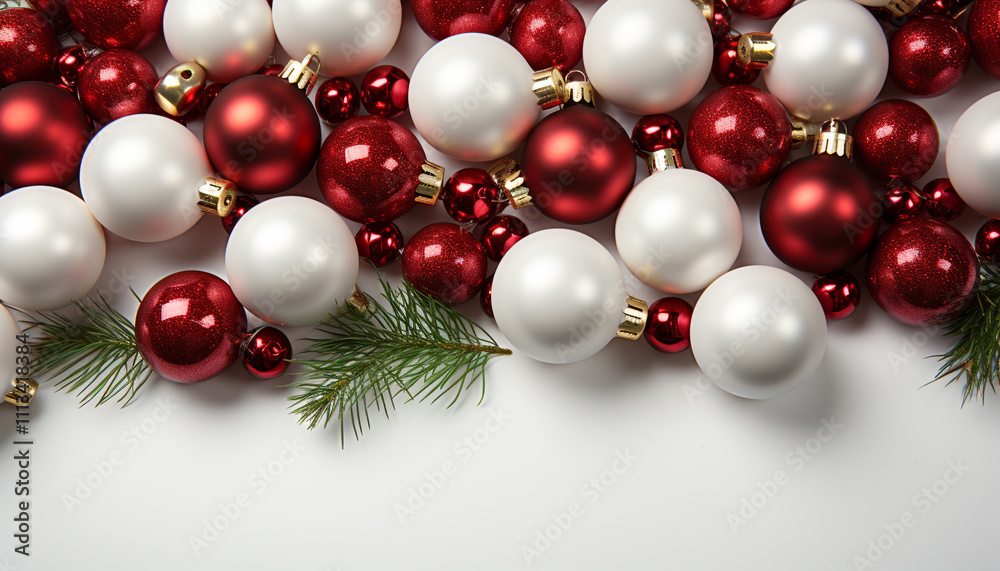 Christmas tree ornament in gold, shining with festive humor 