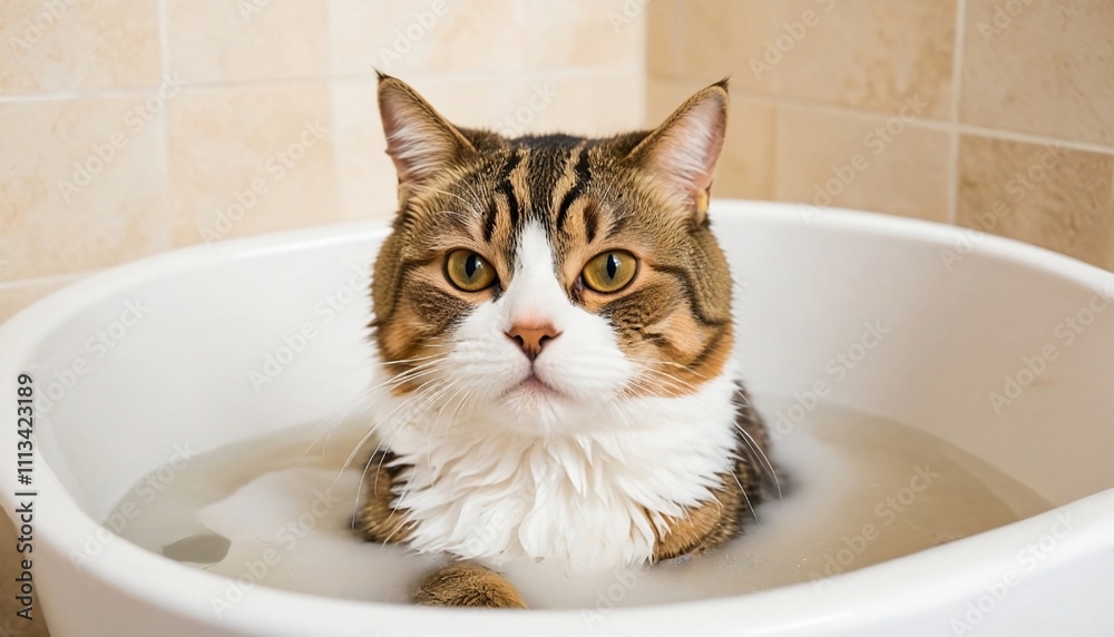 cat in a bathroom cat in a bathroom