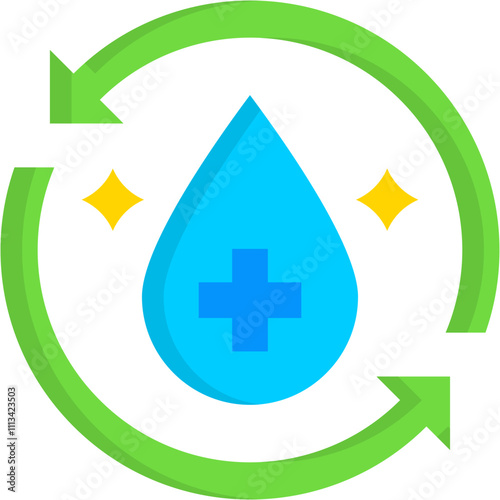 Purified Water Icon