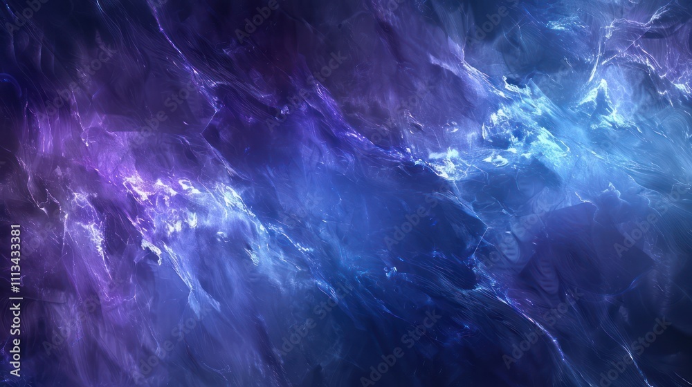 Fototapeta premium Charming abstract background with a mix of white lines and purplish blue colors