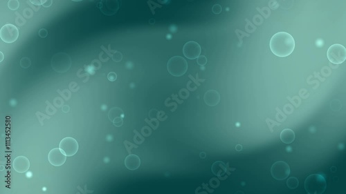Wallpaper Mural Teal gradient background with translucent circles. Ideal for modern design projects, overlays, digital art, and abstract creative concepts. Torontodigital.ca