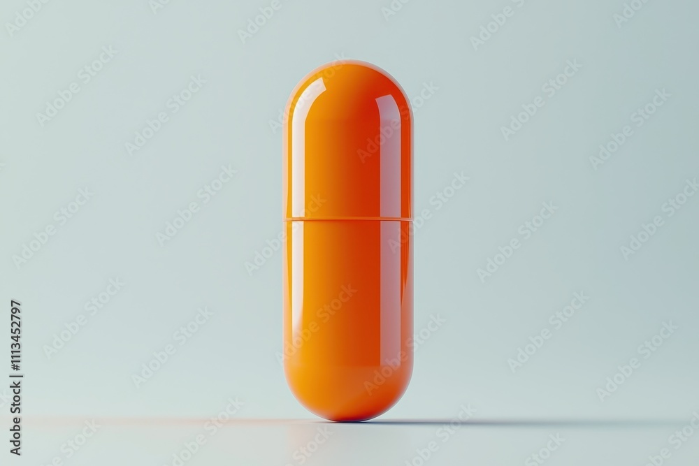 Translucent Fish Oil Capsule Close-Up with Liquid for Supplement Use