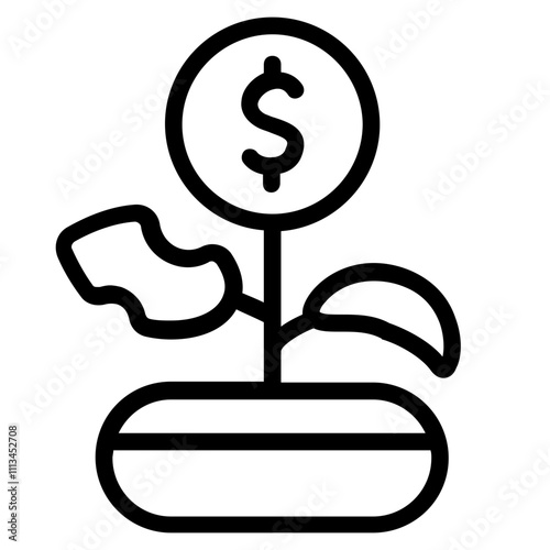 Ungrown Line Icon