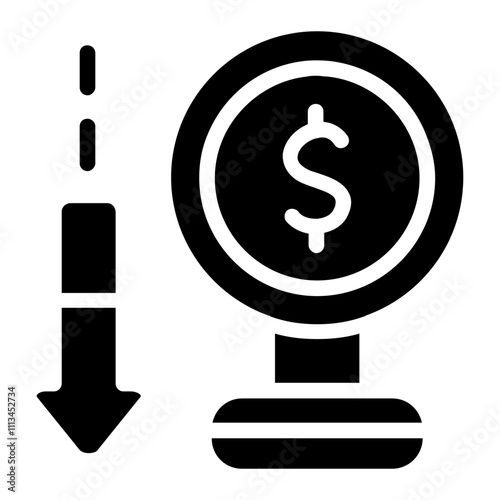 Failed Research Solid Icon