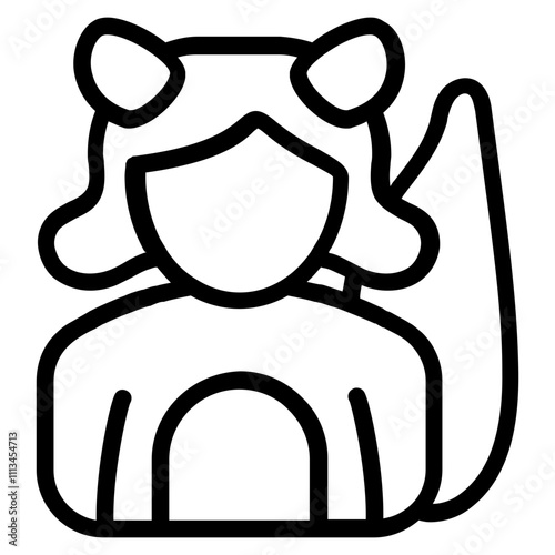 Fox Line Icon