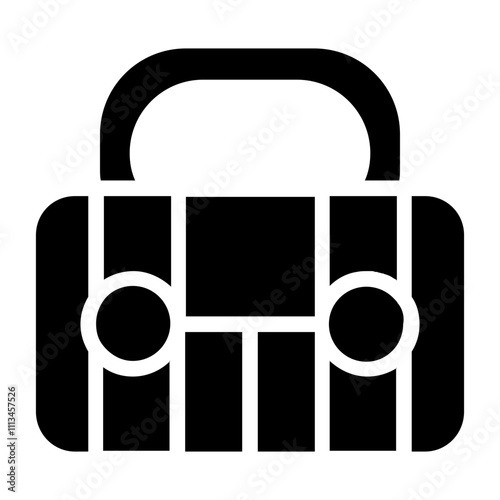 Gym Bag Solid Icon